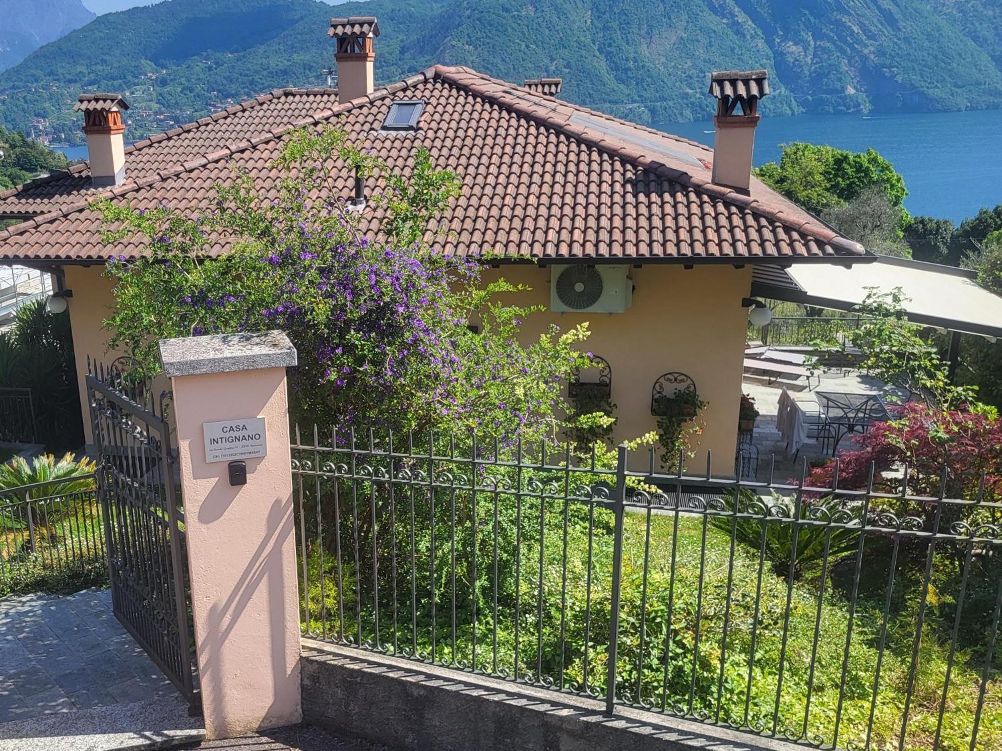 Casa Intignano - Appartamento Con Terrazzo Vista Lago Tremezzo Esterno foto